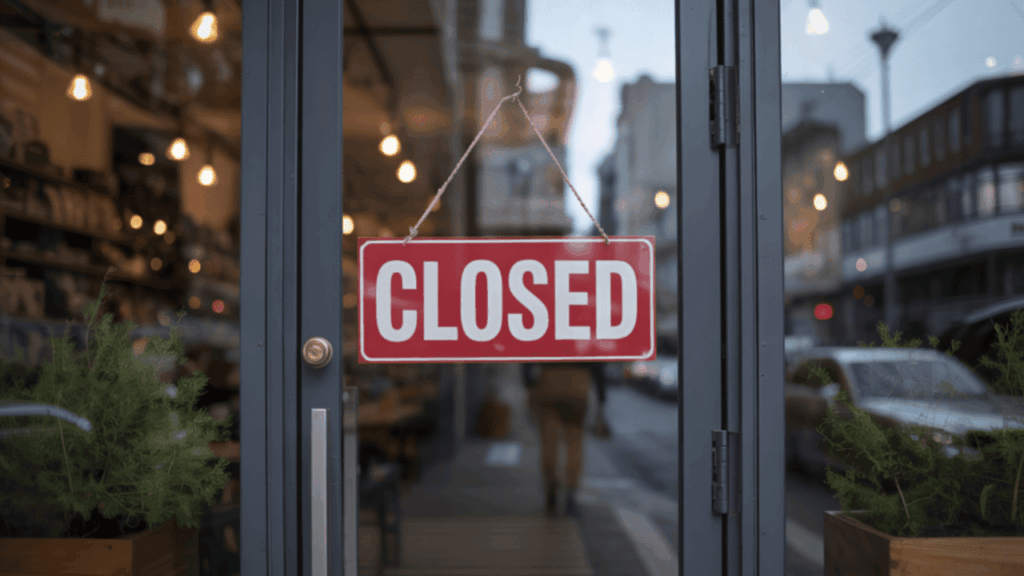 閉店